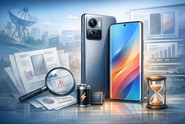 Concept render showing three Xiaomi 18 series smartphones in a dark futuristic setting, highlighting the Pro Max model.
