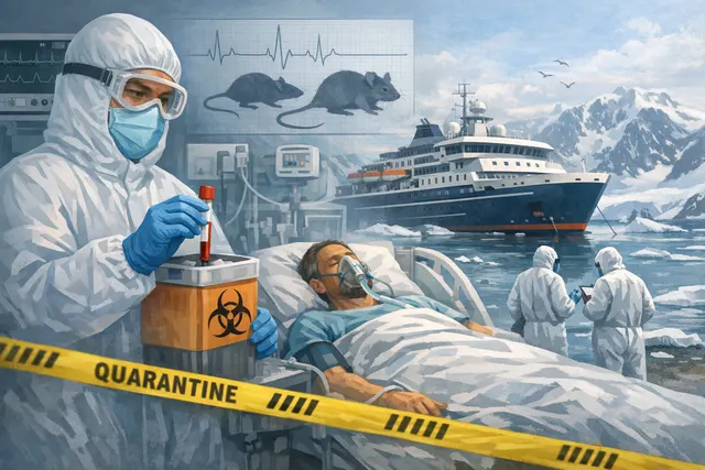 An updated global disease outbreak map highlighting the second hantavirus case confirmed in Spain from the MV Hondius cruise ship