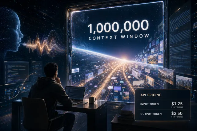 抽象 AI 介面顯示 Grok 4.3 API、1M context、token 價格與語音波形