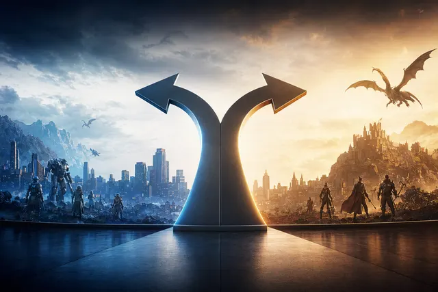 Concept image representing Embracer Group spinning off Fellowship Entertainment with major game franchises