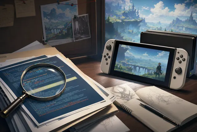 Genshin Impact themed artwork representing speculation about a Nintendo Switch 2 port