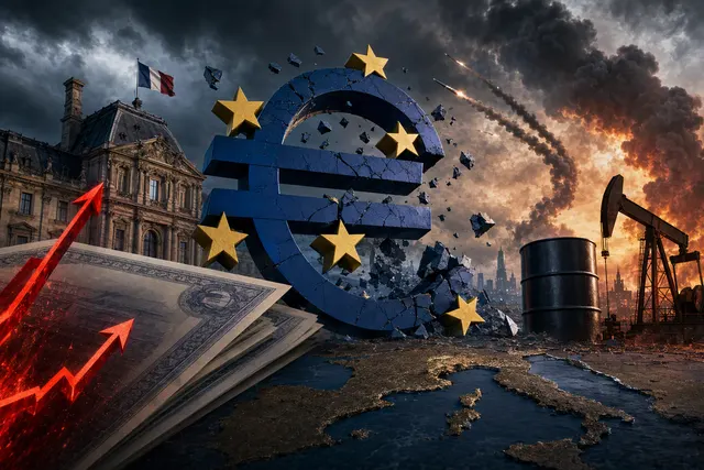 How did rising government bond yields, concerns about France’s finances, Middle East tensions and crude oil above $101 a barrel drive the Eu