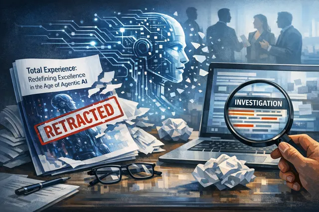 KPMG report retracted over AI hallucinations with agentic AI concept illustration
