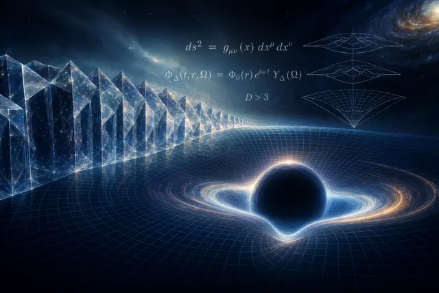 Visualization of repeating spacetime crystal structure near black hole formation