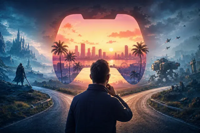 Illustration representing Twitch CEO Dan Clancy’s warning about GTA 6 dominating gaming attention