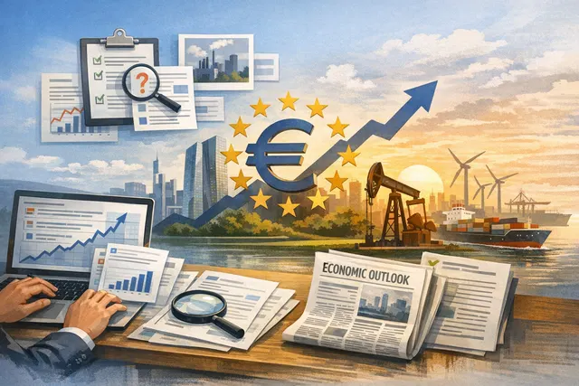 Chart of the Sentix euro zone investor morale index showing the third straight monthly rise to a three-year high in July 2025