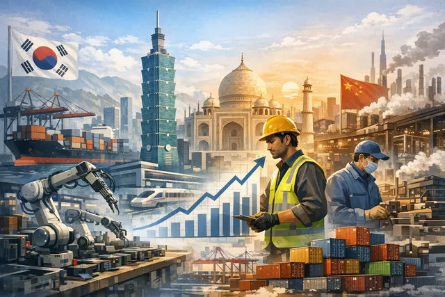 Asian manufacturing PMI expansion May 2026 driven by stockpiling, AI demand, and Middle East supply risks