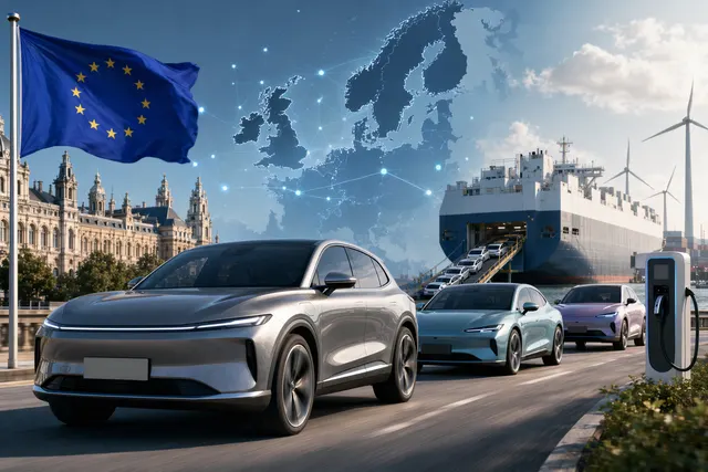 Chinese electric vehicles expanding in the European market with BYD and Chery brands