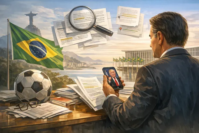 Search & fact-check with cited sources for How did the Brazilian Football Confederation (CBF) respond after U.S. President Donald Trump ques