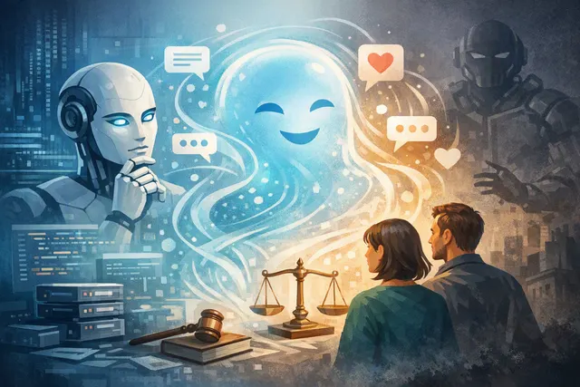 What are the ethical and practical dangers of anthropomorphising AI systems, and how does treating AI as a noun (e.g., "the AI") rather than