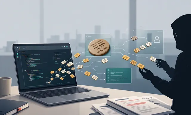 Illustration of malware stealing an authenticated Claude browser session from an infected computer