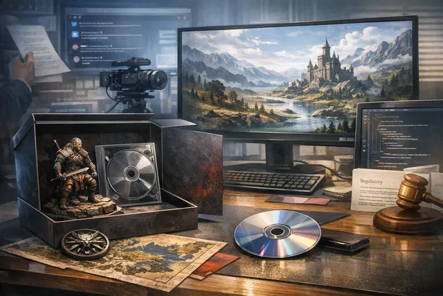 What did CD Projekt Red joint CEO Michał Nowakowski confirm about the physical release of The Witcher 4, which is targeting 2028, despite So