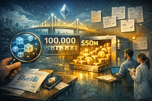 Robinhood Chain blockchain launch graphic with network metrics