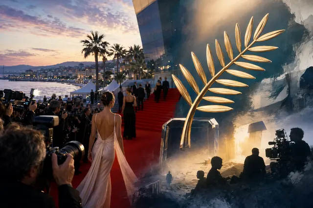 Cannes Film Festival red carpet atmosphere representing the wide-open Palme d’Or race in 2026
