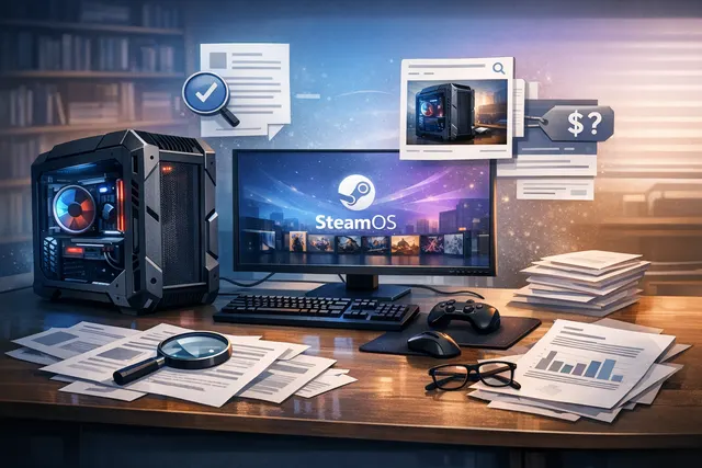 Meta PCs Steamroller gaming desktop with SteamOS