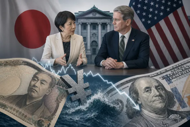 Japanese yen and U.S. dollar currency theme illustrating exchange rate volatility