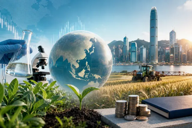 Editorial illustration representing Syngenta’s planned Hong Kong initial public offering