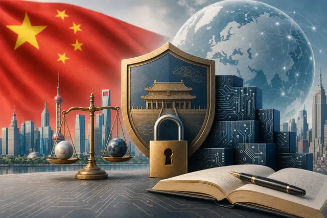 Illustration representing China tech companies and U.S. investment scrutiny