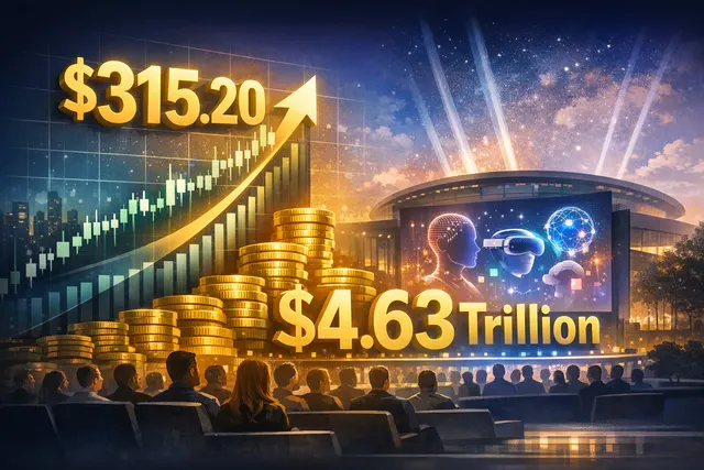 Apple's AI-driven stock rally to a $4.63 trillion market cap ahead of WWDC 2026 with Siri overhaul and foldable iPhone anticipation