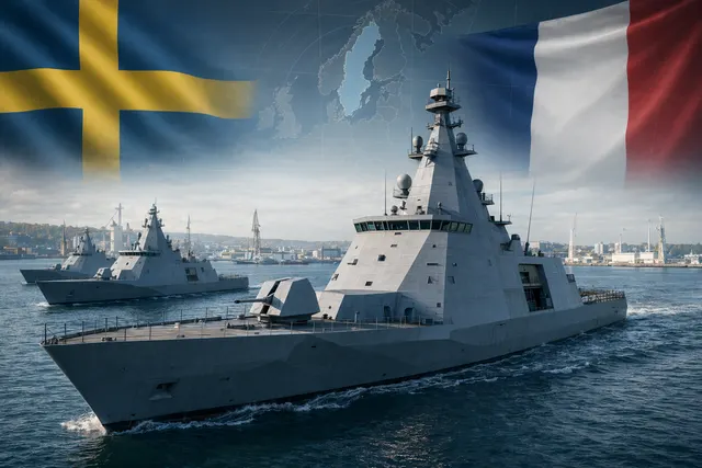 Concept image representing Sweden’s future Luleå-class frigates based on the French FDI design