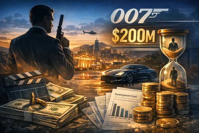 Editorial hero image for 007 First Light launch sales, budget, and Amazon MGM publishing analysis