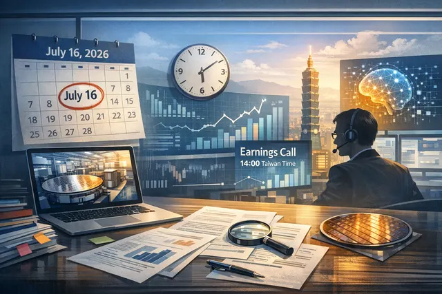 Search & fact check with cited sources for What key expectations do analysts have for TSMC's July 16, 2026 second quarter earnings call, inc