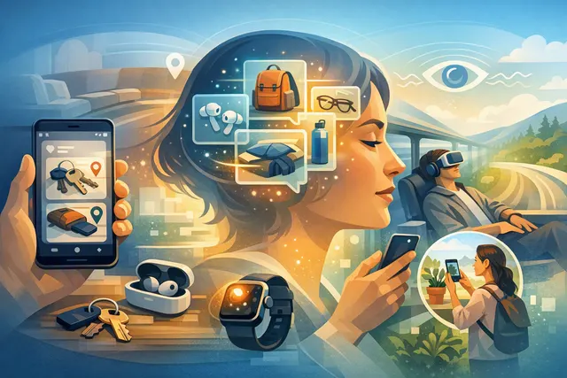AI-generated illustration representing Google’s September 2026 Android Drop, including Gemini, Find Hub and Android accessibility features