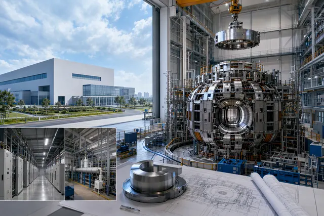 Conceptual illustration of China’s BEST tokamak fusion project in Hefei