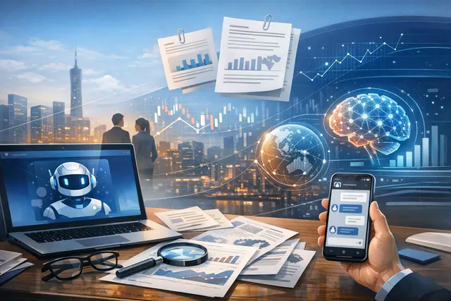 Tencent Dayuan AI agent on WeCom with DeepSeek V4, stock chart, and enterprise competition