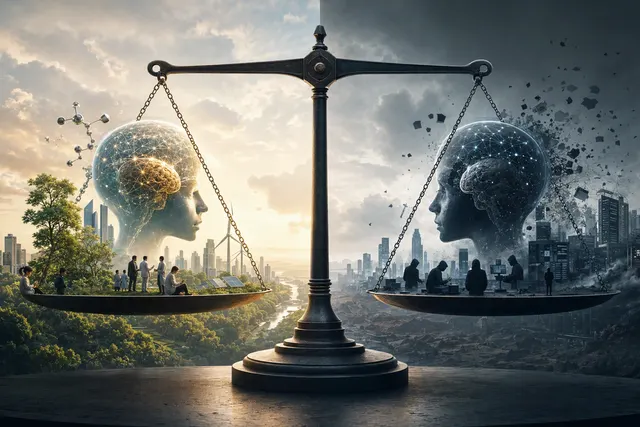 How does Anthropic’s proposed IPO prospectus present the promise and peril of increasingly powerful AI, and what tensions does it reveal bet