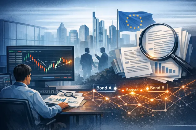 Tradeweb electronic spread trading for European credit portfolios visual abstract