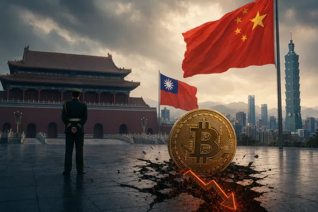 Bitcoin price falling below $80,000 with market charts showing downward trend