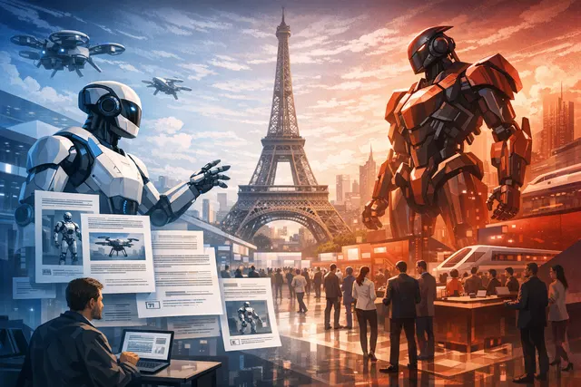 VivaTech 2026 humanoid robots demonstration in Paris