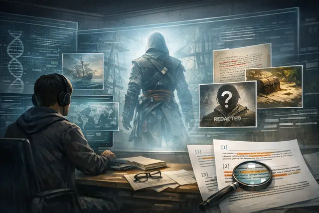 Assassin's Creed Black Flag Resynced key art with Edward Kenway on the Jackdaw