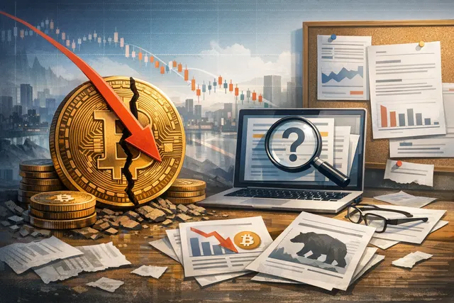 Search & fact-check with cited sources for What caused over half of all Bitcoin (10.83 million BTC, ~54% of supply) to be held at a loss as