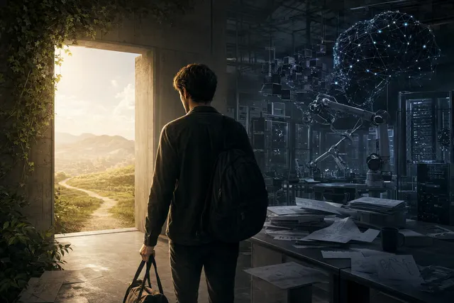 What prompted 27 year old former Anthropic and OpenAI pretraining researcher Jacob Coxon to resign from Anthropic on September 8—two months