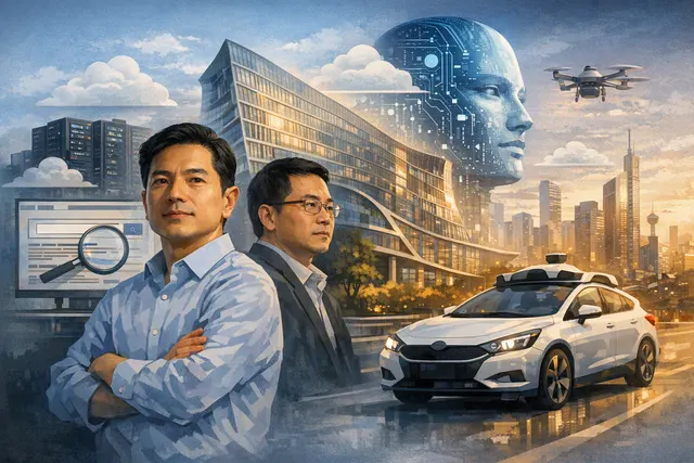 百度从搜索引擎扩展到人工智能、云计算和 Apollo Go 无人驾驶业务的概念插图