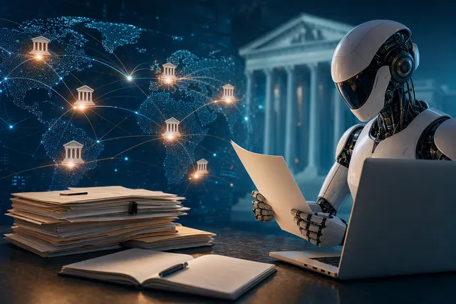 AI-generated editorial illustration accompanying coverage of OpenAI’s AI agent security review