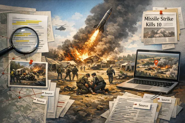 Search & fact check with cited sources for What happened during the July 24, 2026 Russian missile strike on a defense exhibition in the Kyiv