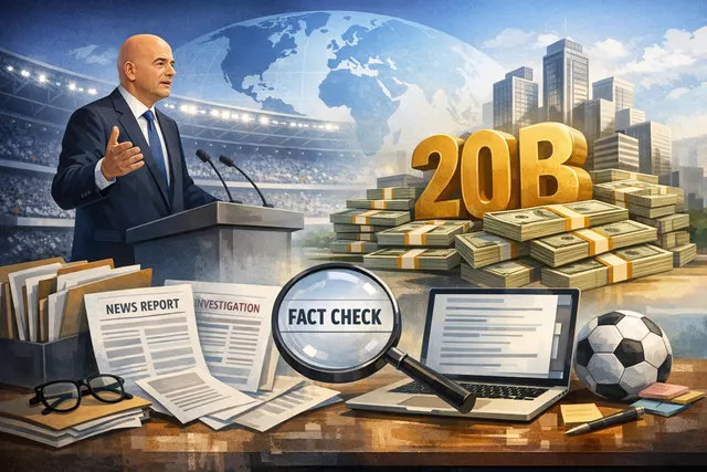Concept illustration of FIFA Forward Enterprise and the World Cup controversy