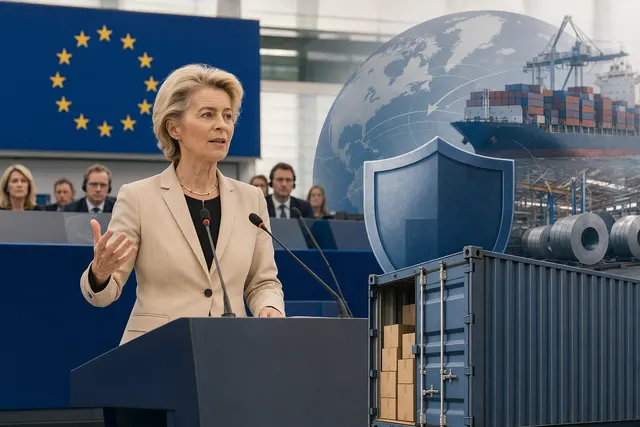 Illustrative editorial image for the EU’s proposed trade-defense and supply-chain measures