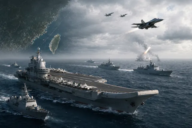 Chinese Liaoning aircraft carrier conducting drills in the western Pacific amid Taiwan tensions