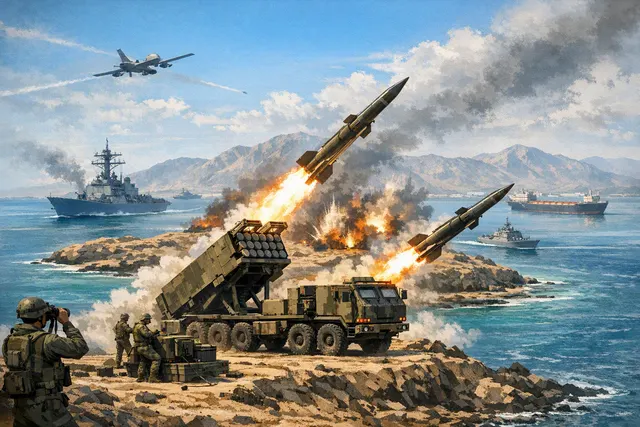 What happened in the latest escalation between the United States and Iran after U.S. forces struck two Iranian Revolutionary Guard Corps lau