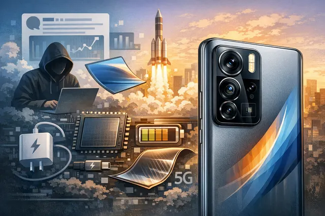 Concept render of the Xiaomi 18 Pro Max showing its triple rear camera system with dual 200MP sensors