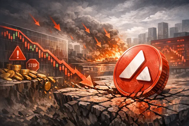 AVAX token crash to $6.26 on June 6, 2026 - lowest level since January 2021 amid crypto liquidation