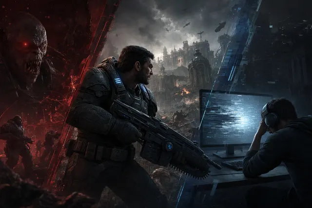Editorial illustration for Gears of War: E-Day early access issues and launch