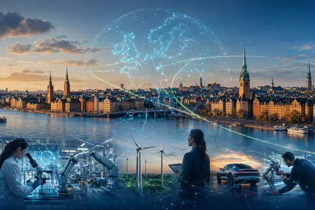 AI-generated illustration representing Europe’s effort to develop AI infrastructure and applications