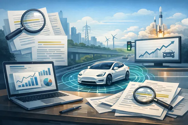 Tesla vehicle dashboard displaying Full Self-Driving (FSD) interface and navigation, representing the Q2 2026 record growth in FSD subscriptions and the new subscription-only model