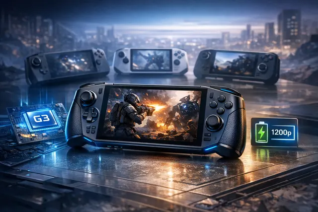 Acer Predator Atlas 8 gaming handheld featuring an 8-inch display and Intel Arc G3 processor