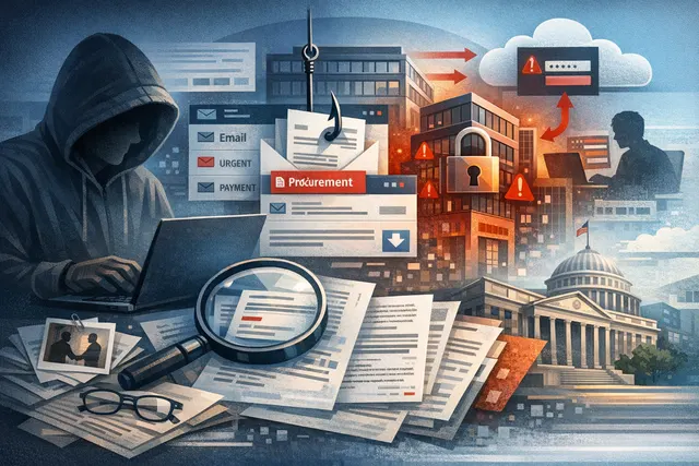 An abstract digital concept of a phishing attack intercepting Microsoft 365 session cookies through a reverse proxy, bypassing multi-factor authentication.